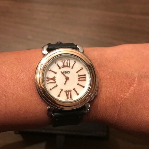 Fendi  Selleria Rose Gold Multi Band Watch - Picture 2 of 16